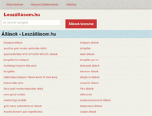 Tablet Screenshot of leszallasom.hu